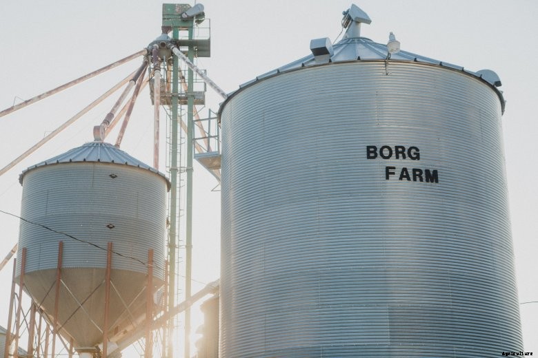 Borg Farms grain storage